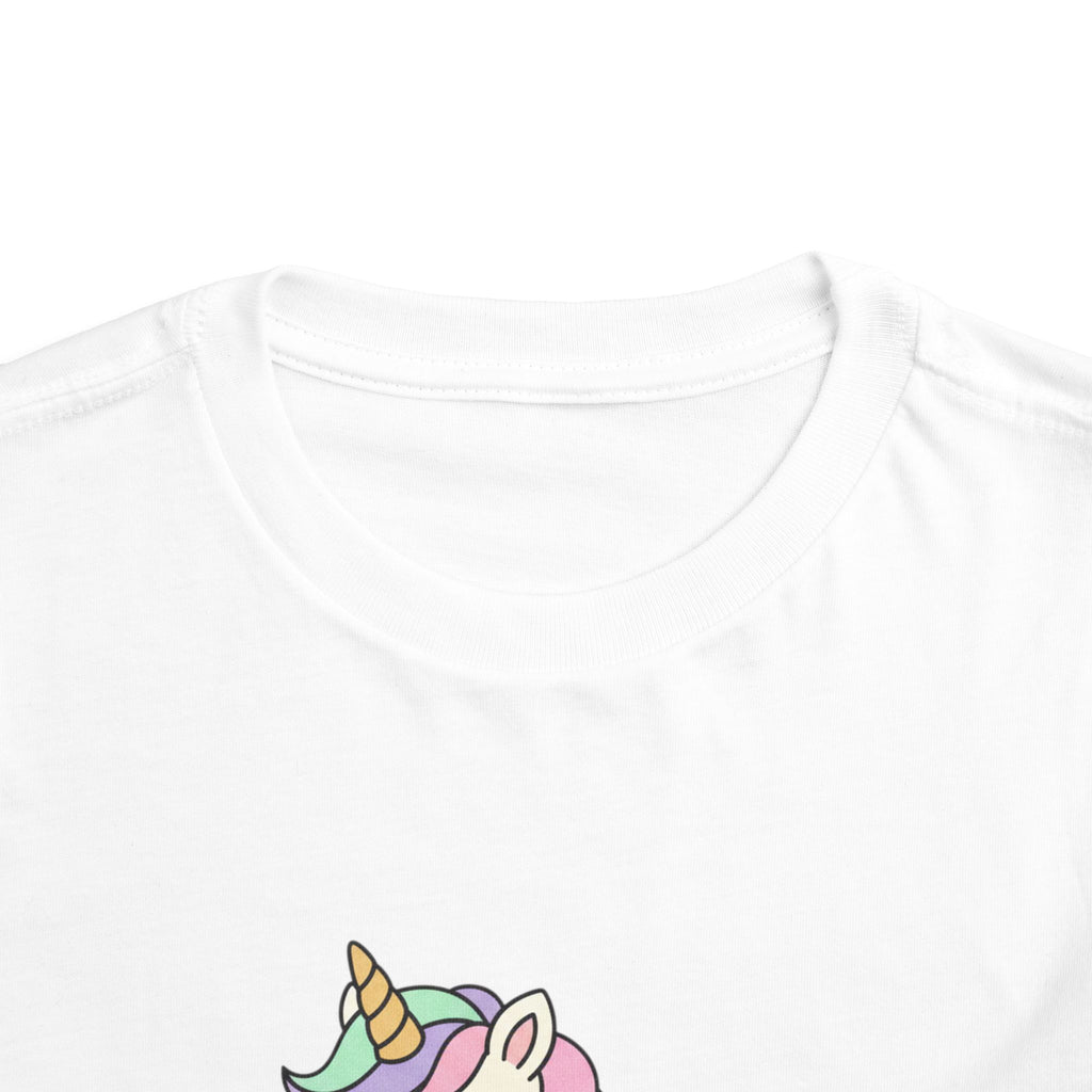 Toddler Unicorn Tee — Pastel Rainbow Unicorn Shirt for Kids
