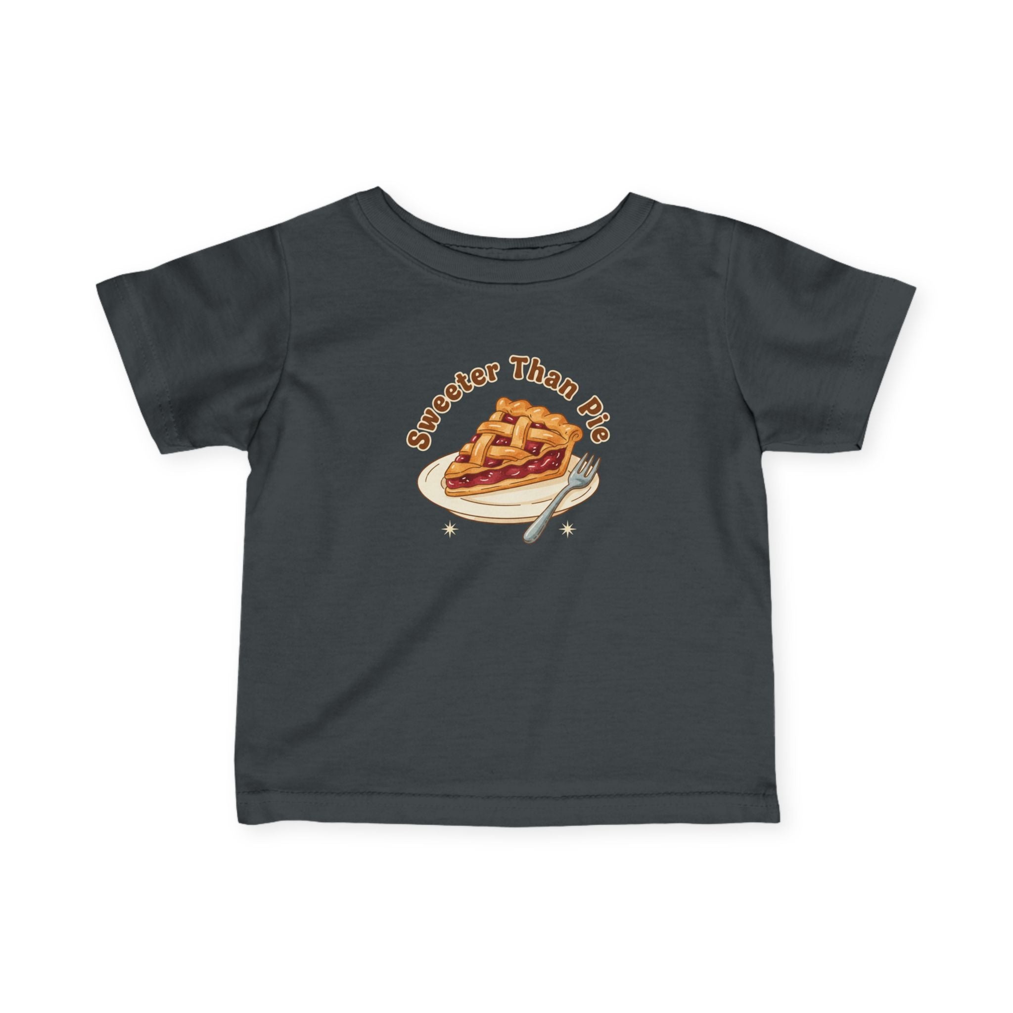 Infant Tee — "Sweeter Than Pie" Pie Slice Baby Shirt