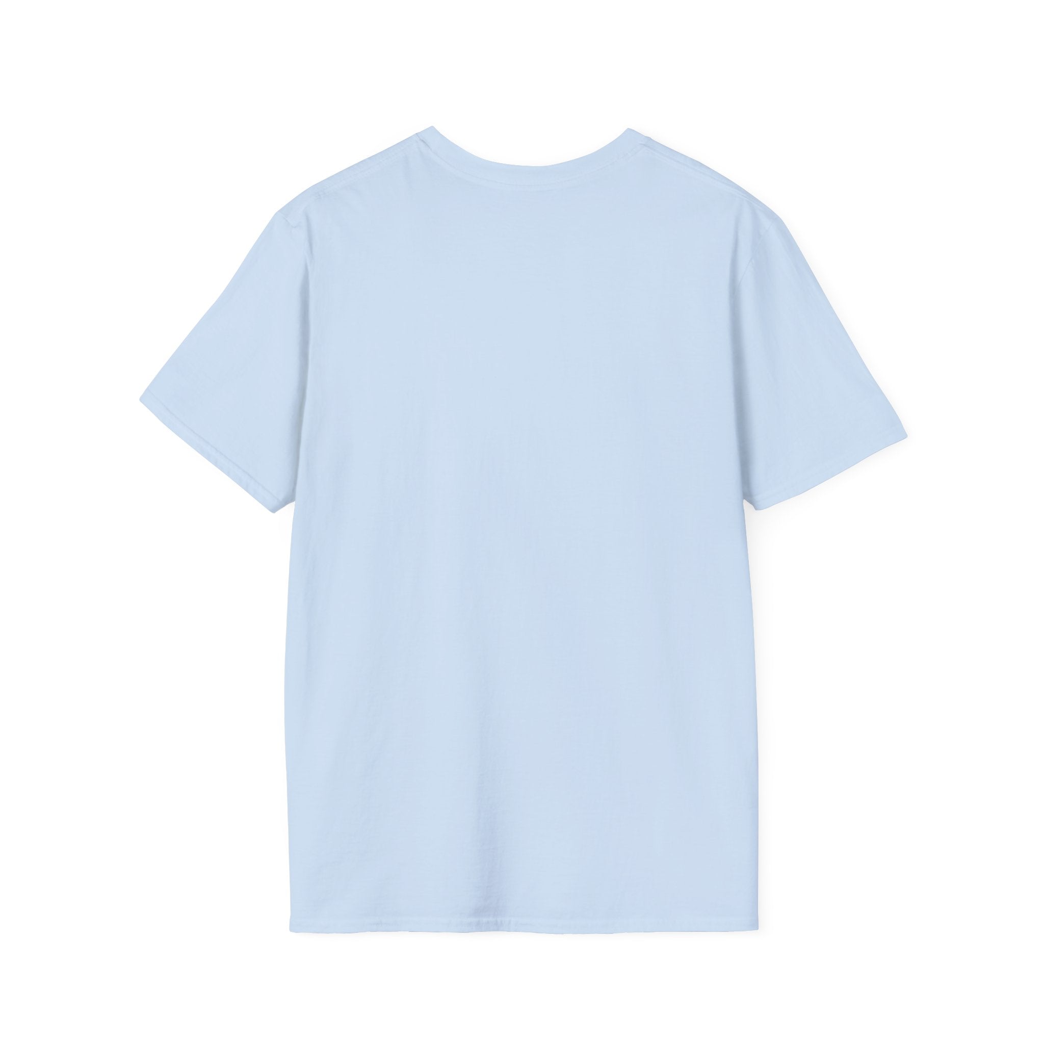 Beach Vibes T-Shirt — Colorblock Seashell, Palm & Dolphin Graphic
