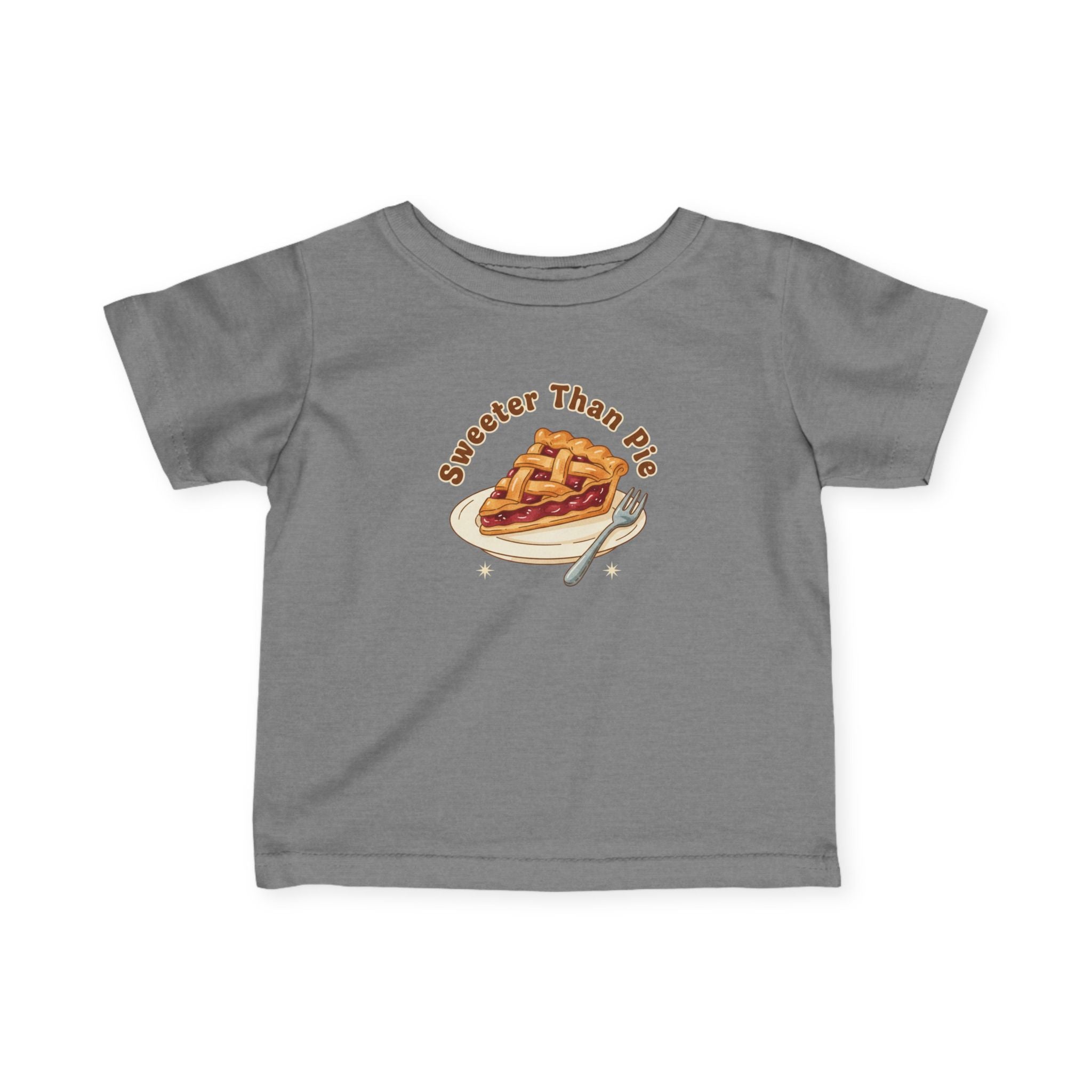 Infant Tee — "Sweeter Than Pie" Pie Slice Baby Shirt