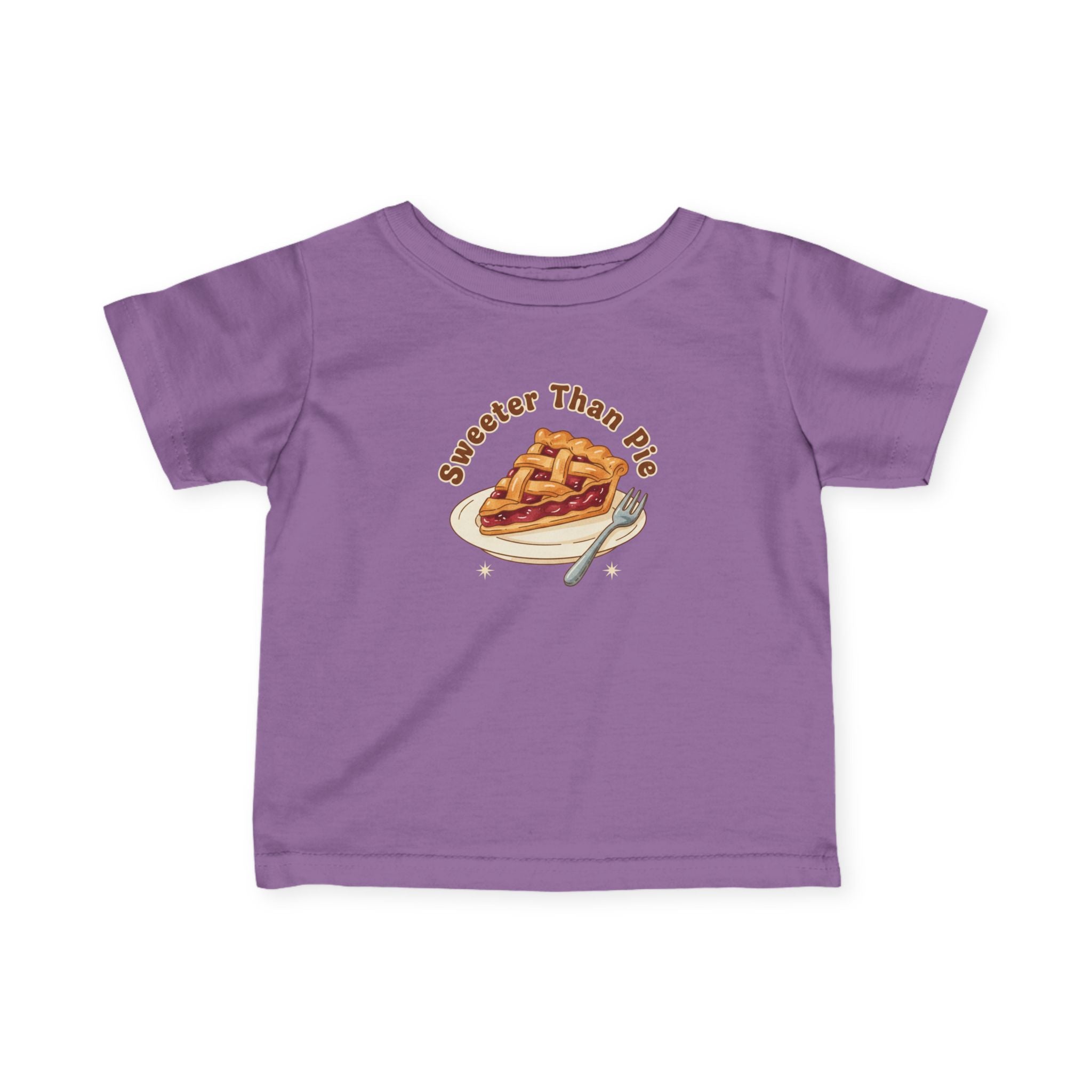 Infant Tee — "Sweeter Than Pie" Pie Slice Baby Shirt